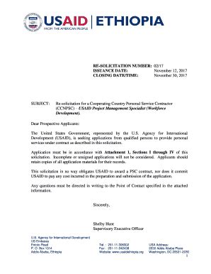 SOLICITATION NUMBER: 72036724R10012 ISSUANCE DATE: .